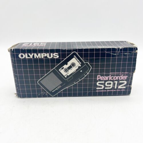 Olympus Pearlcorder S901 métal bleu dictaphone microcassette | UK