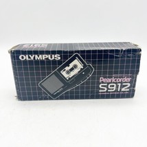 Olympus Pearlcorder S912 Microcassette Recorder 3 Cassette Tape With Box - £35.26 GBP