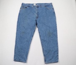 Vintage Carhartt Mens 48x30 Distressed Spell Out Relaxed Fit Denim Jeans... - $49.45
