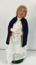 Byers Choice Ltd The Carolers Blonde Nurse with Bag/Cape Retired 1998 - £46.71 GBP