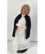 Byers Choice Ltd The Carolers Blonde Nurse with Bag/Cape Retired 1998 - $81.22 CAD