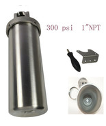Corrosion-resistant 304 Stainless steel 300 psi heavy-duty Filter Housin... - $70.76 CAD