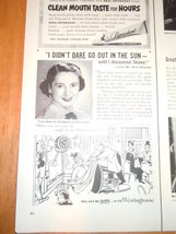 Vintage Pepsodent Magazine Advertisement 1950&#39;s - £3.89 GBP