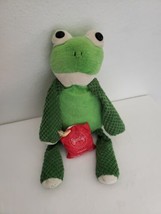 Scentsy Buddy Ribbert Frog Plush Stuffed Animal Perfectly Pomegranate Scent Pak - £15.94 GBP