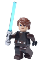 Lego Star Wars Sw0542 Anakin Skywalker Brown Legs Minifigure Clone Wars ... - $33.35