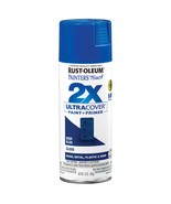 Rust-Oleum Painter&#39;s Touch Ultra Cover 2X Spray Paint 12oz-Deep Blue - £27.56 GBP