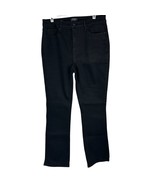 NYDJ Womens Marilyn Straight Slim Bootcut Black Jeans Size 10 Lift Tuck ... - €20,70 EUR