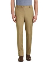 Jos. A. Bank Traveler Collection Tailored Fit Flat Front Twill Pants siz... - £28.71 GBP