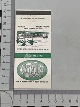 Vintage Matchbook Cover  Coral Inn  Boca Raton, FL  gmg  unstruck - £9.73 GBP