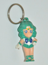 vintage Sailor Neptune key chain keychain Japanese Sailor Moon Bandai Japan 90&#39;s - £10.04 GBP