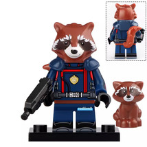 Rocket Raccoon (Ravager) Guardians of the Galaxy Vol 3 Lego Moc Minifigure Brick - £2.39 GBP