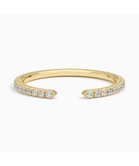 Aurora Open Moissanite diamond Ring for Women /10k 14k 18k White Gold / ... - $101.00