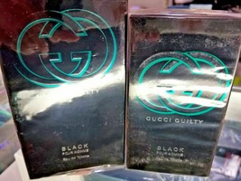 Gucci Guilty BLACK Pour Homme EDT Spray Men 1.6 oz 50 ml or 3 oz 90 ml * SEALED - $97.99+