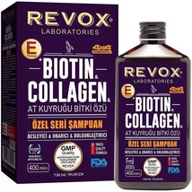 Revox Horse Tail Extract Shampoo 400ml - 13.5oz Biotin Collagen by Swiss exp2025 - £22.05 GBP