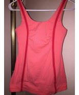 Womens Lululemon Bold Vertical Front/Back Striped Tank Scoop Back Sz 6 - $44.54