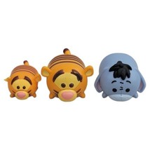 Disney Winnie the Pooh Tsum Tsum Set Vinyl Figures Tigger &amp; Eeyore - £5.34 GBP
