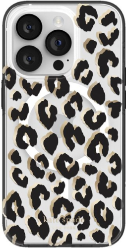 kate spade- Protective Hardshell Magsafe Case for iPhone 14 Pro - Leopard - $9.17