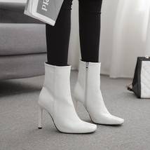 021 autumn and winter women s sexy short boots women s microfiber side zipper and ankle thumb200