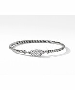 David Yurman Petite Wheaton Bracelet with Diamonds, 3mm - $1,106.97 CAD