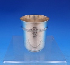 Rubans by Christofle Silverplate Drinking Cup 3&quot; x 2 5/8&quot; (#6974) - £147.98 GBP