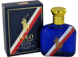 Ralph Lauren Polo Red White &amp; Blue Cologne 2.5 Oz Eau De Toilette Spray - £242.07 GBP