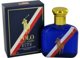 Ralph Lauren Polo Red White &amp; Blue 2.5 Oz Eau De Toilette Spray - £241.18 GBP