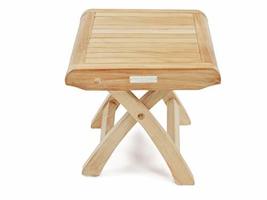 Windsor&#39;s Genuine Grade A Teak 16 in. Square 16 in. H Foot Stool Or Side Table.. - £259.74 GBP