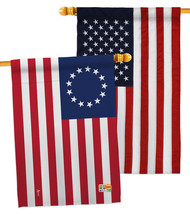 Betsy Ross - Impressions Decorative USA Embroidery House Flags Pack HP140704-BOA - £47.93 GBP