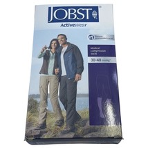 Nib Jobst Medical Compression Socks 30-40 Mm Hg X-LARGE Cool Black Knee - £39.14 GBP