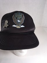 1997 Daytona Bike Week Eagle Logo Black Pegasus Hat Pin Snapback Trucker... - £14.01 GBP