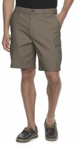 Croft &amp; Barrow Mens True Comfort Classic-Fit Stretch Cargo Shorts Brown ... - £14.38 GBP