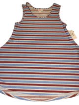 NWT LuLaRoe XXS Red White Blue Striped PERFECT Tank Top SUMMER Patriotic - $9.89