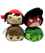 Marvel Women of Power Tsum Plush Set She Hulk Elektra Spider Woman Wasp ... - $21.82 CAD