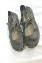 Dockers Free Ur Mind  Size 6.5 Brown  Leather Slip On Mary Jane Flats SHOES - £10.09 GBP