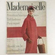 Mademoiselle Magazine October 1953 American Boutique Buys Tall Fashions No Label - £79.04 GBP