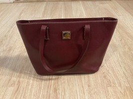 Dooney Bourke Handbag Leather Brown Gold  Women’s Bag - £51.50 GBP