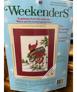 Weekenders Counted Cross Stitch The Christmas Package 5&quot; X 7&quot; Finished *... - $276.06 MXN