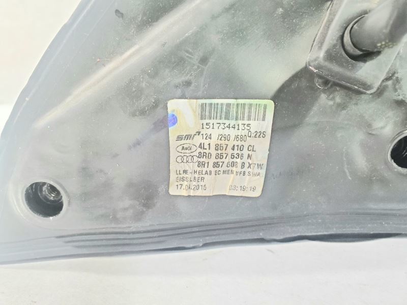 2013 2015 Audi Q7 OEM Passenger Right Side View Mirror Power Fold Silver SUV TDI Item image 10