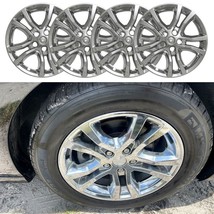 For 2013-2023 Chevy Camaro 18&quot; Wheel Chrome Clip On Skin Rim Covers Trim... - £35.37 GBP