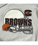 Vtg 1990&#39;s Cleveland Browns NFL Football Sweatshirt Mock Turtleneck USA ... - $78.02 CAD