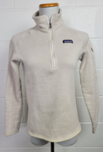 Patagonia Women&#39;s Better Sweater 1/4 Zip 25618 OYWH Oyster White Small - £22.35 GBP