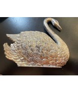 Vintage Silver Plated Swan Napkin and Letter Holder 7&quot;x 6&quot; - $262.49 MXN