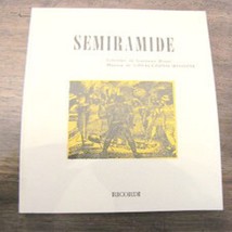 Libretto d&#39;opera Semiramide Gioacchino Rossini ricordi - $27.71