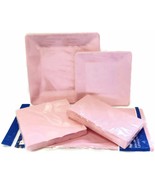 Pink Paper Party Tableware Disposable Napkin Plate Table Cover Multi-use... - $23.39 CAD