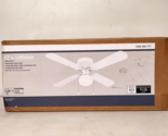 Littleton 42 in. LED Indoor White Ceiling Fan with Light Kit, Reversible... - £27.88 GBP