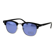 Mode Rétro Carré Klaxon Jante Soleil Noir Argent Couleur Lentille UV 400 - £8.53 GBP