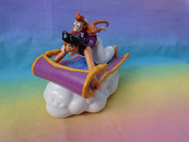 Disney Applause Aladdin &amp; Abu Riding Magic Carpet PVC Figure or Cake Topper - $9.64