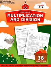 Early Learning Multiplication and Division - Reproducible Workbook Grades 3 - 4 - £5.46 GBP