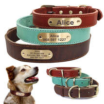 Personalized Dog Collars with Nameplate ID Tags for Medium Large Dogs - £59.63 GBP+