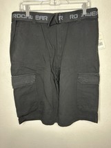 Rocawear Adventure Black Belted Cargo Shorts Size 32 - £23.20 GBP